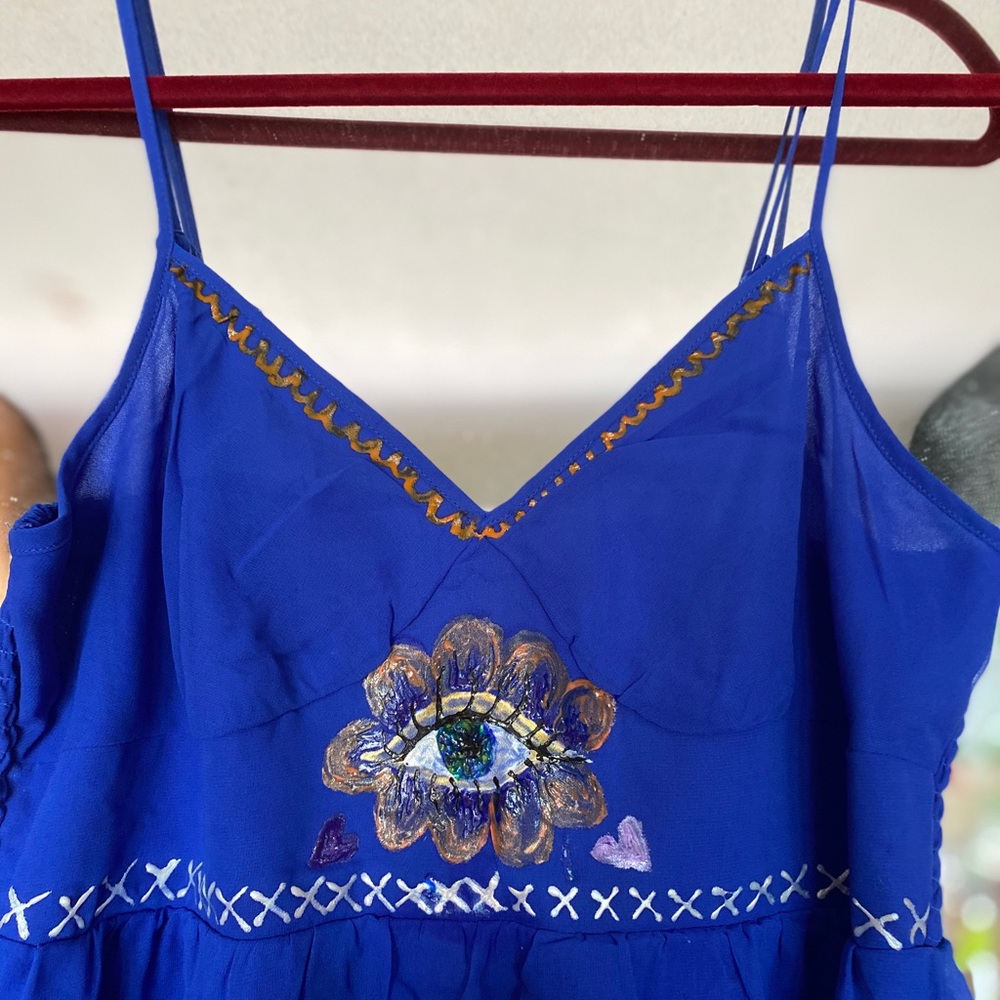 Hand painted dress